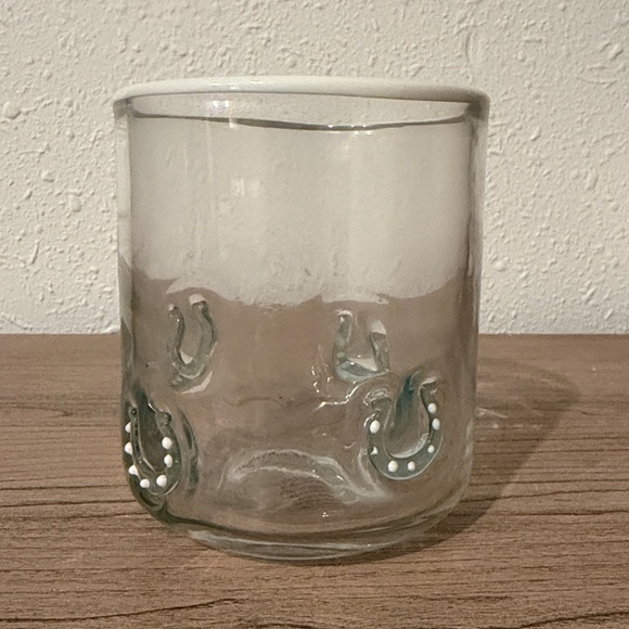 Anthropologie Icon Juice Glass Horseshoe - Picture 5 of 9